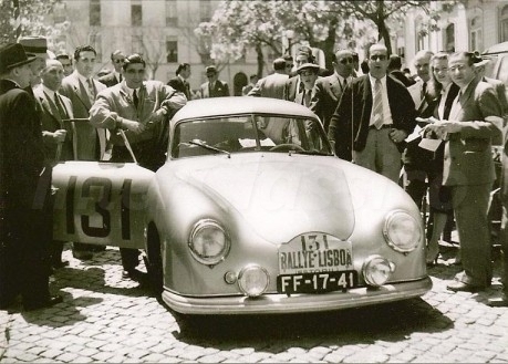 No Porsche 1100 com Manuel Nunes Santos no Rallye Internacional